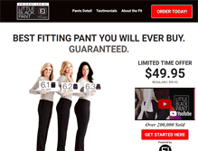 Tablet Screenshot of littleblackpant.com